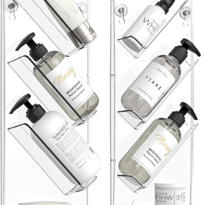 ارفف دش اكريليك انيقة بدون ثقب