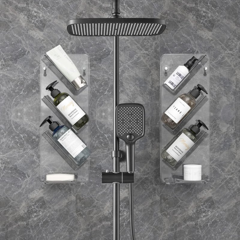 ارفف دش اكريليك انيقة بدون ثقب